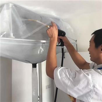 高压药水空调清洗 新加坡周师傅空调清洗、维修、安装 高压空调清洗