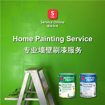 [Super Premium] Home Painting Service using Nippon Odour-less MediFresh or Odour-less EasyWash Paint